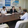 米軍艦の大さん橋岸壁使用許可の撤回を市長に申し入れ