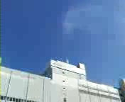 磯子火力発電所から出る白煙（２）