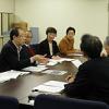 放射線リーフについて市教育委員会に申し入れ