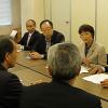 放射能副読本の配付・使用をやめさせるよう教育委員会に申し入れ